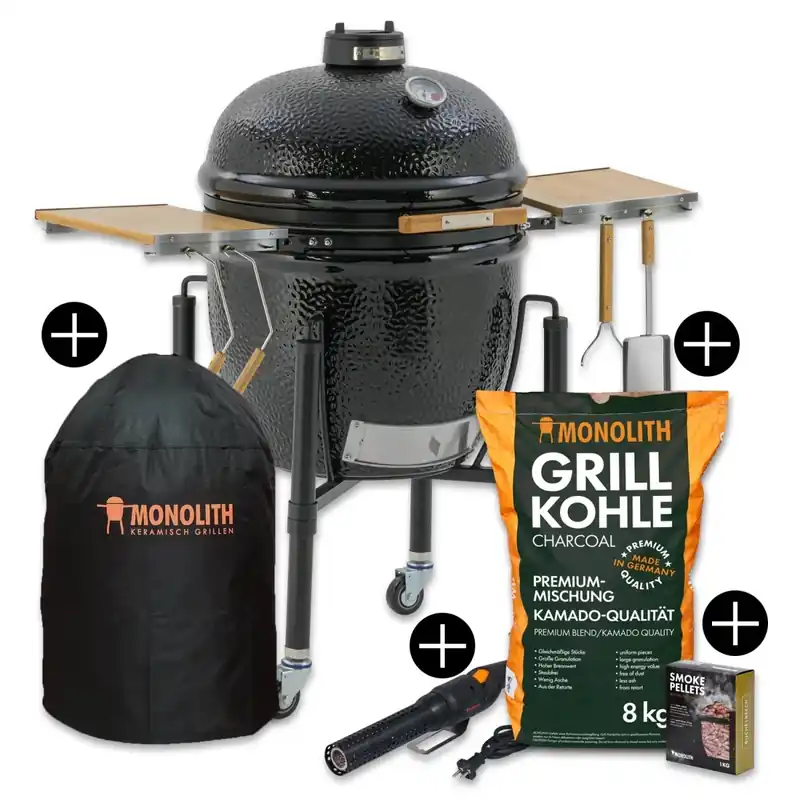 Monolith Starterset ONE.66 Keramikgrill mit Gestell inkl. Zubehör-Starterpaket 201000.66-START Ausverkauf
