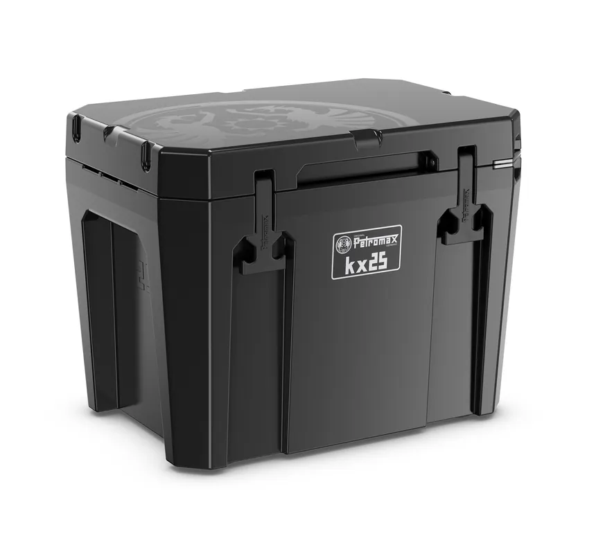 Petromax Kühlbox 25 Liter Schwarz KX25-BLACK für Camping, Angeln und Picknick / Stromunabhängig Preisreduziert