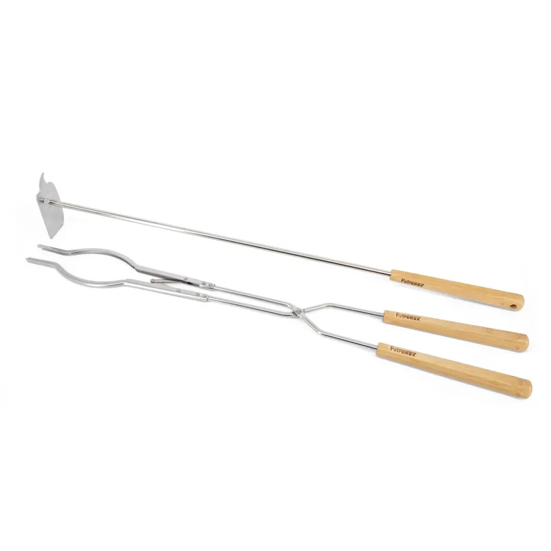 Petromax Lagerfeuerbesteck Grillzange und Schürhaken aus Edelstahl CFCUTLERY Solange Der Vorrat Reicht