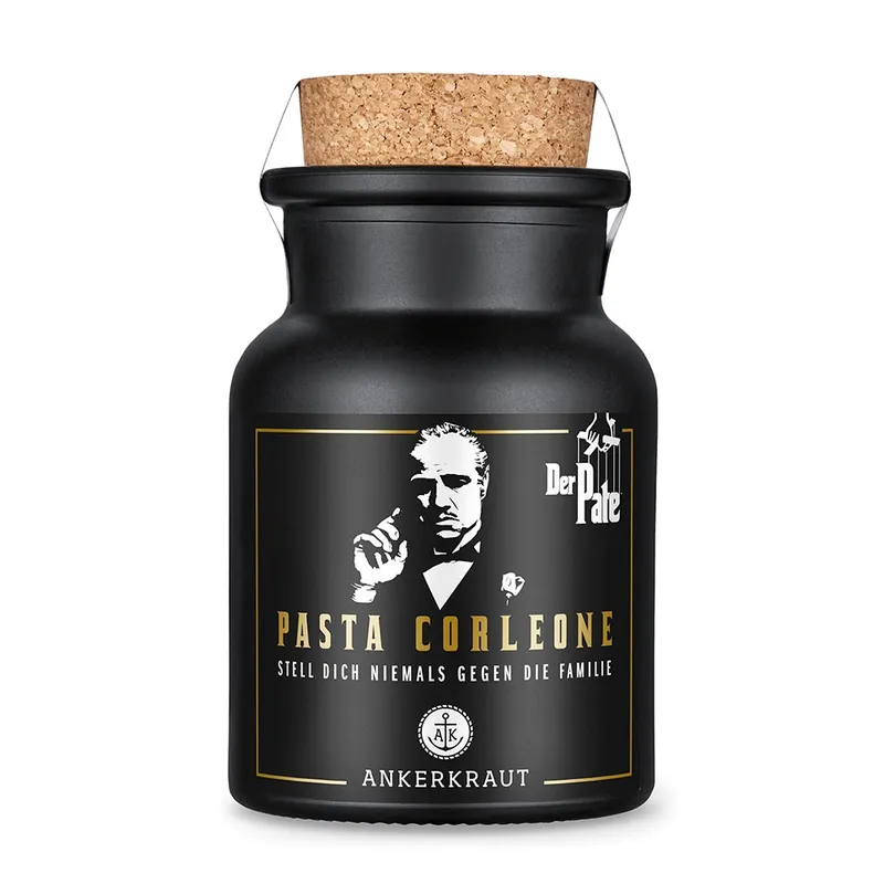 Ankerkraut Pasta Corleone (Der Pate) Gewürzmischung im Korkenglas 100 g Markenware
