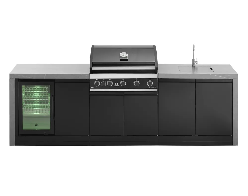 Meistverkauft Grandpro Outdoorküche 274 Waterfall Series Küchenmodul mit Maxim G5 Gasgrill G274MG55FS
