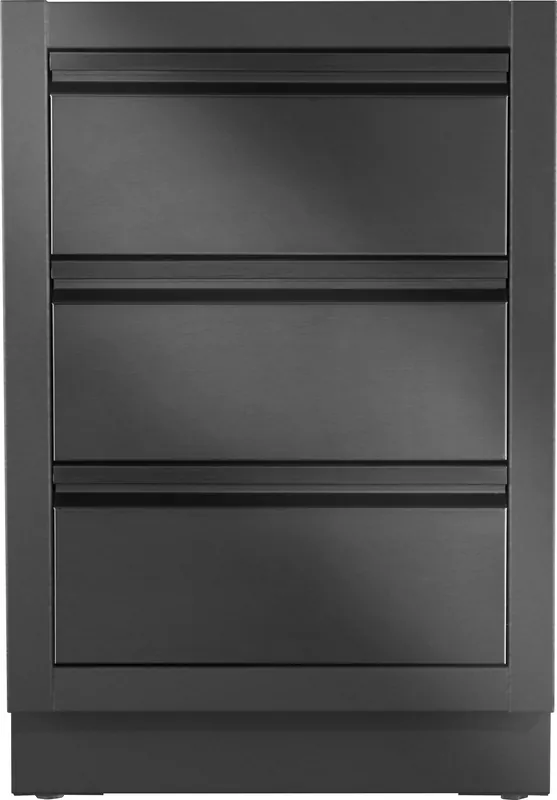 Neue Kollektion Napoleon Oasis Einbau Unterschrank 3er-Schubladenschrank Mattschwarz IM-3DC-MK-1