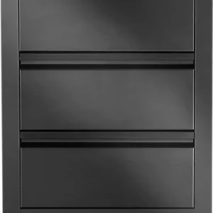 Schneller Versand Napoleon Oasis Einbau Unterschrank 2er-Schubladenschrank mit Blende Mattschwarz IM-2DC-MK-1
