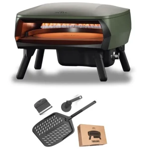 Witt PICCOLO Rotante 16" Bundle Gas Pizzaofen rotierend 1 Brenner 7 kW Matt Grün 100001421 Nur Heute