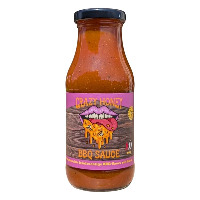Kitchen Bastards Crazy Honey BBQ Sauce - Feinfruchtige BBQ Sauce mit Honig 270 g Preis Gesenkt