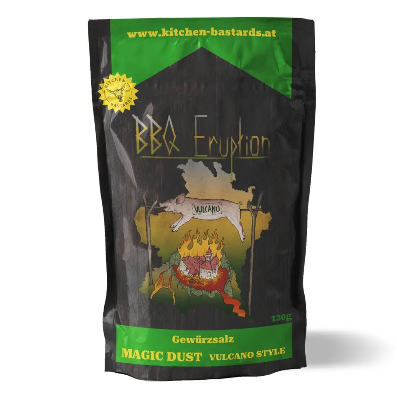 Bestpreis Kitchen Bastards BBQ Eruption - Magic Dust Vulcano Style Gewürz 120 g