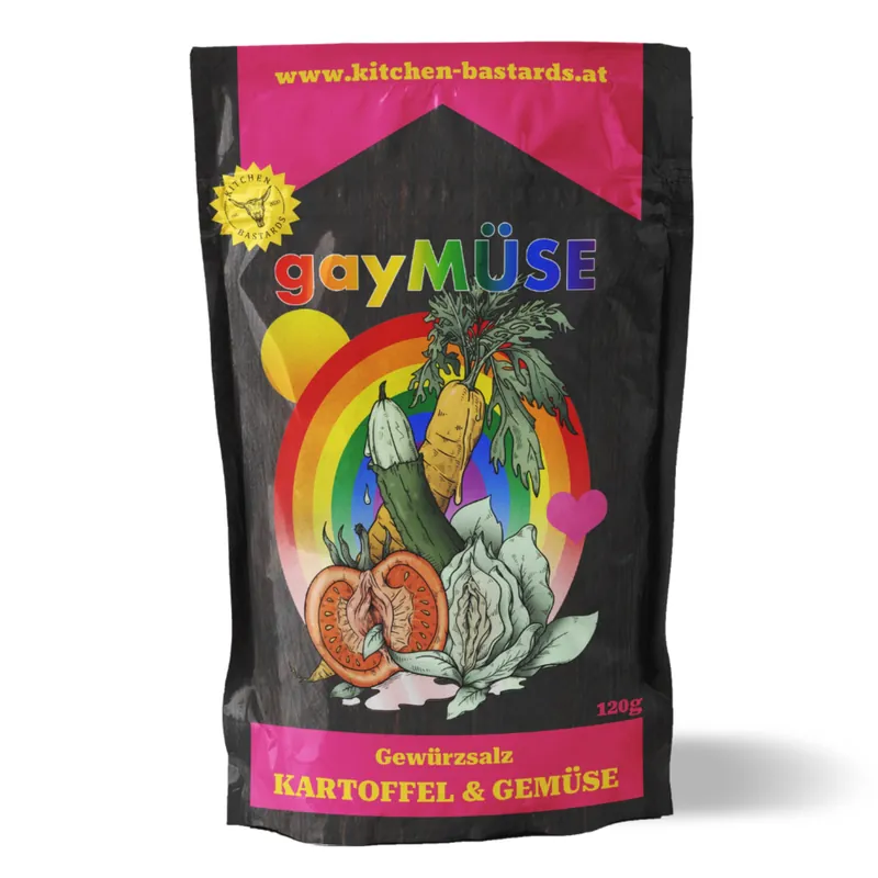 Direkt Vom Hersteller Kitchen Bastards gayMÜSE - Kartoffel & Gemüse Gewürz 120 g