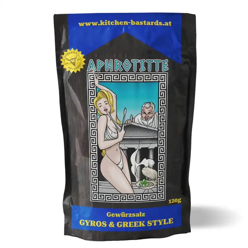 Mega-Angebot Kitchen Bastards Aphrotitte - Gyros & Greek Style Gewürz 120 g