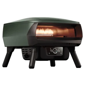 Witt Etna Rotante 13" Control Gas Pizzaofen rotierend 2 Brenner 7,1 kW Matt Grün 100002427 Nur Für Kurze Zeit