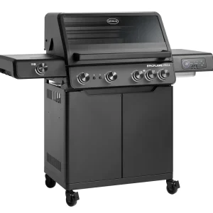 Preiswert Rösle Gasgrill EPICFLAME PRO 4 Schwarz mit PRIMEZONE und Backburner 251165