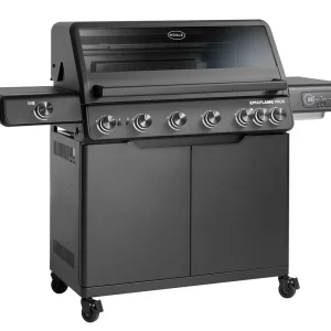 Expressversand Rösle Gasgrill EPICFLAME PRO 6 Schwarz mit PRIMEZONE und Backburner 251166