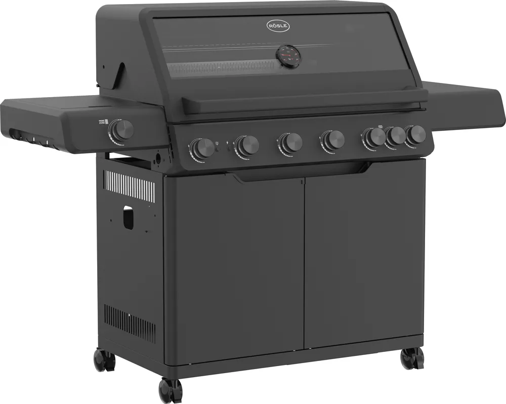 Rösle Gasgrill ALLFLAME Hero 6 Schwarz mit PRIMEZONE und Backburner 251054 Aktuell