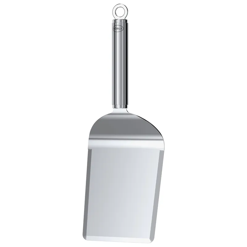 Knallerangebot Rösle Plancha-Spachtel breit aus Edelstahl, Klingen- Länge/Breite 15 x 12 cm 250431