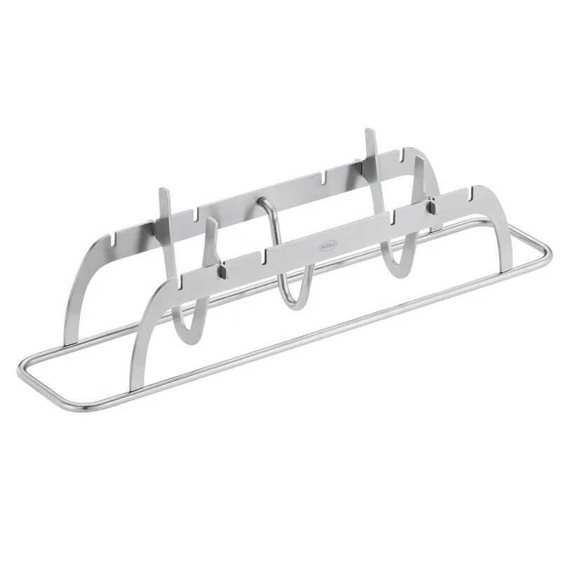 Markenprodukt Rösle Fischhalter aus Edelstahl zum Grillen von Fisch 250071