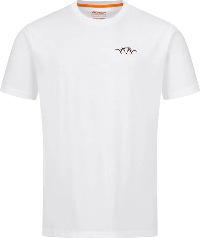 Meistverkauft Blaser T-Shirt Argali Badge T26, Weiß