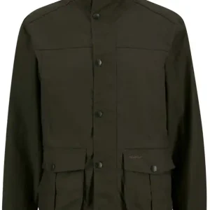 Barbour Wachsjacke Sander, Olive Preisreduziert