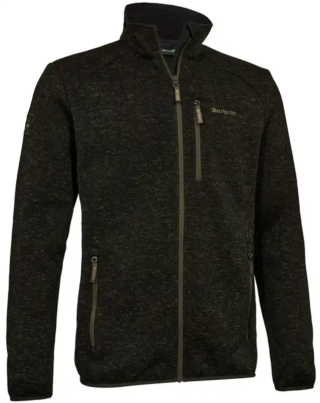 Saisonangebot Deerhunter Fleecejacke Moor Knitted, Timber