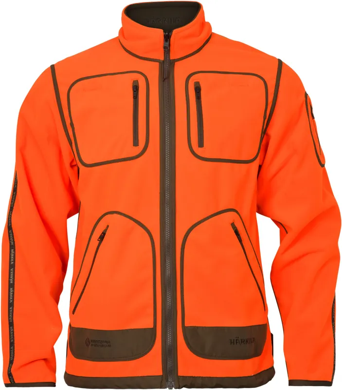 Sichere Zahlung Härkila Wendejacke Kamko, Orange Blaze-Willow Green