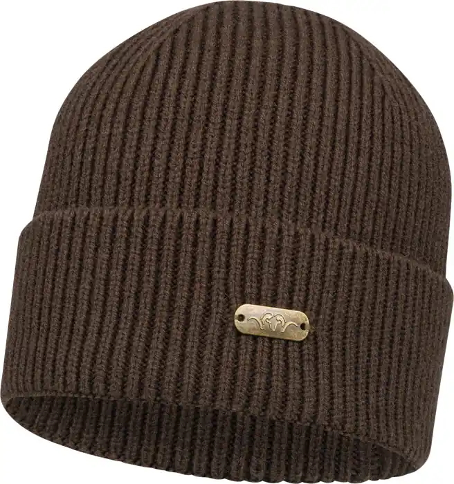 Blaser Beanie Tommy Rib, Dunkel braun Neue Kollektion