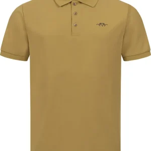 Blaser Poloshirt Solid, Matt Gold Bestpreis