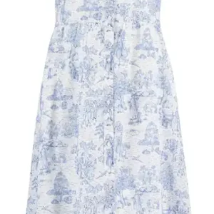 Barbour Kleid Wisteria Midi, Ink Blue Print Sonderaktion