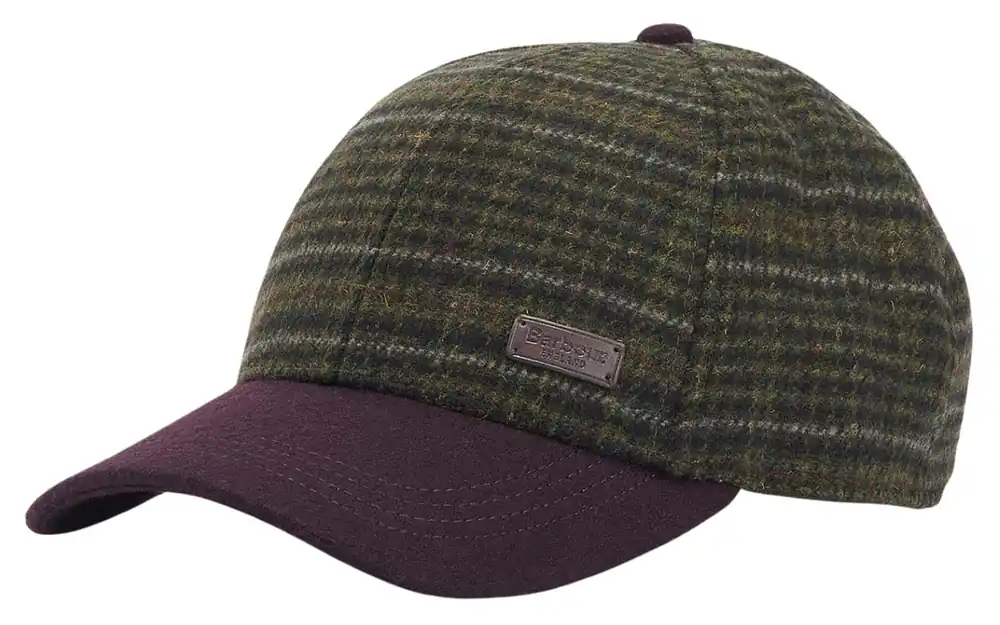 Garantierte Lieferung Barbour Cap Clyde, Brown/ Olive plaid