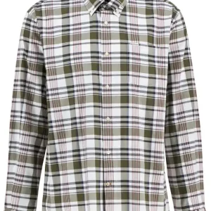 Barbour Hemd Hunwick Regular Fit, Olive Saisonangebot