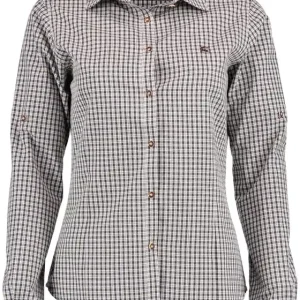 OS Trachten Bluse mit Stick Hirsch, Dunkelgrün Expressversand