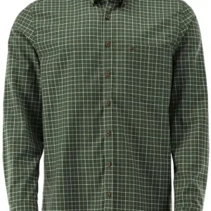 Knallerangebot Tom Collins Hemd Button-Down-Kragen, Trachtengrün