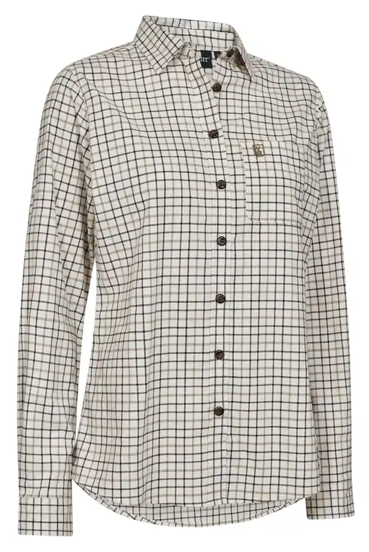 Deerhunter Bluse Grace, Beige Check Sonderaktion