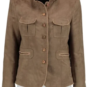 OS Trachten Blazer, Mittelbraun Billig