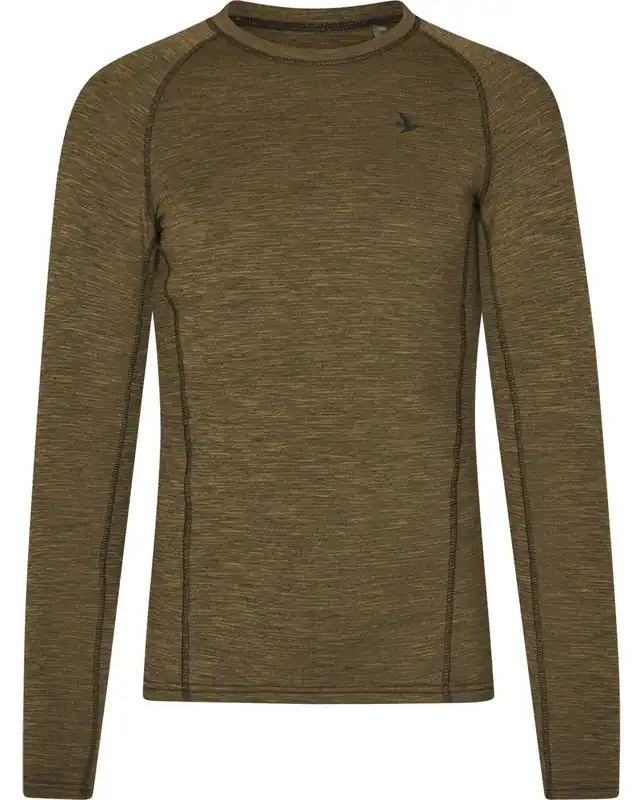 Seeland Langarmshirt Aia Peak, Military Olive Melange Top-Seller
