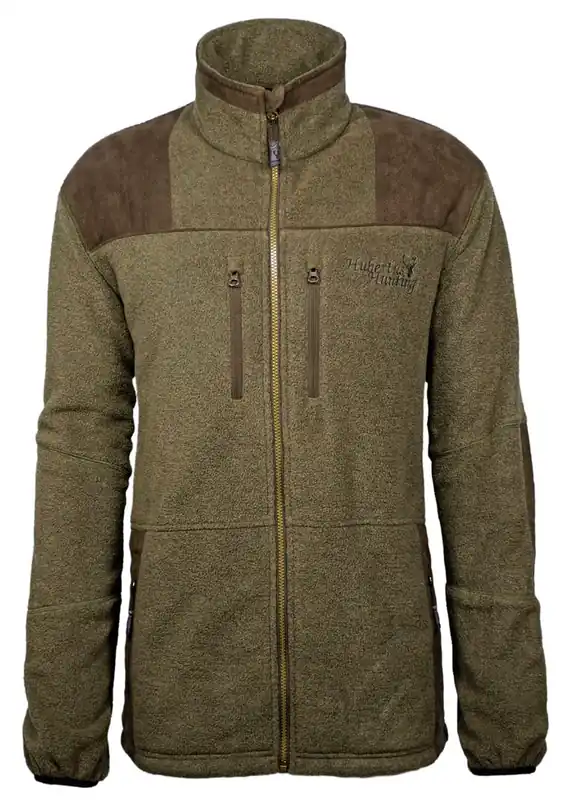 Hubertus Fleecejacke, Oliv / Braun Jetzt Kaufen