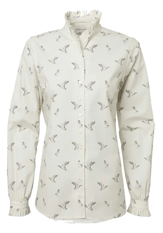 Preis Gesenkt Chevalier Bluse Blair Shooting Fit, Ducks on the Move