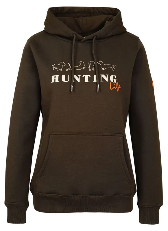Hubertus Hoodie Hunting Life, Olive Online Kaufen