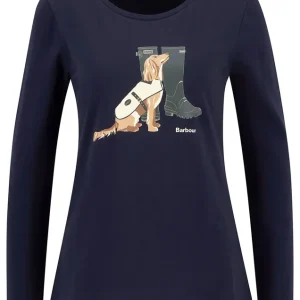 Barbour Langarmshirt Hedley, Navy Jetzt Bestellen