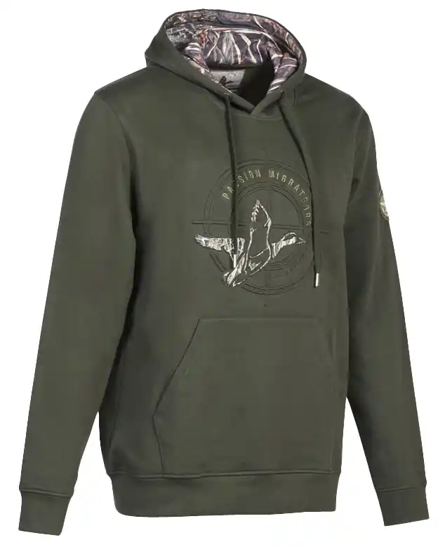 Letzte Chance Percussion Sweatshirt Passion Migrateurs, Khaki