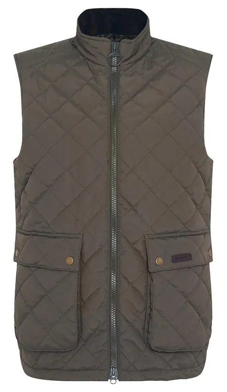 Finale Aktion Barbour Weste Fernwood, Dark olive