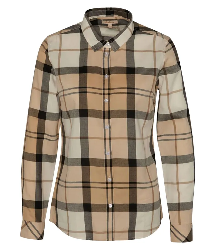 Barbour Bluse Bredon Check, Safari Tartan Direkt Vom Hersteller