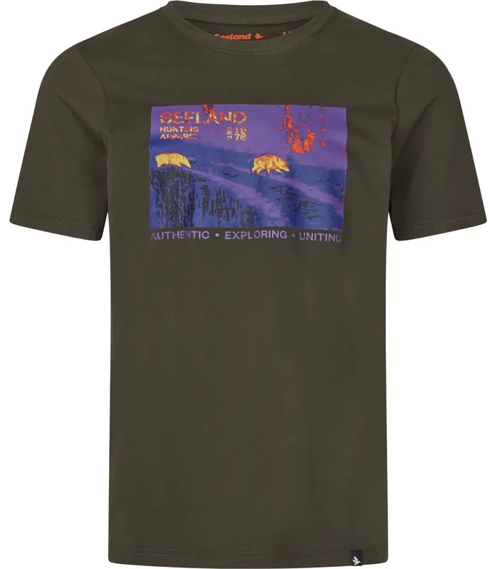 Begrenztes Angebot Seeland T-Shirt Thermal, Pine Green
