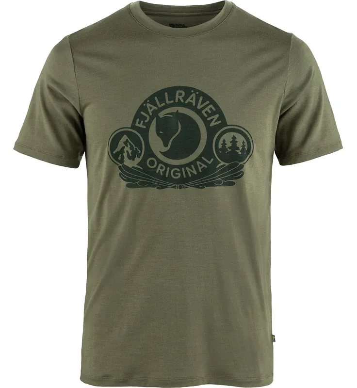 Jetzt Bestellen Fjällräven T-Shirt Abisko Wool Classic, Laurel Green