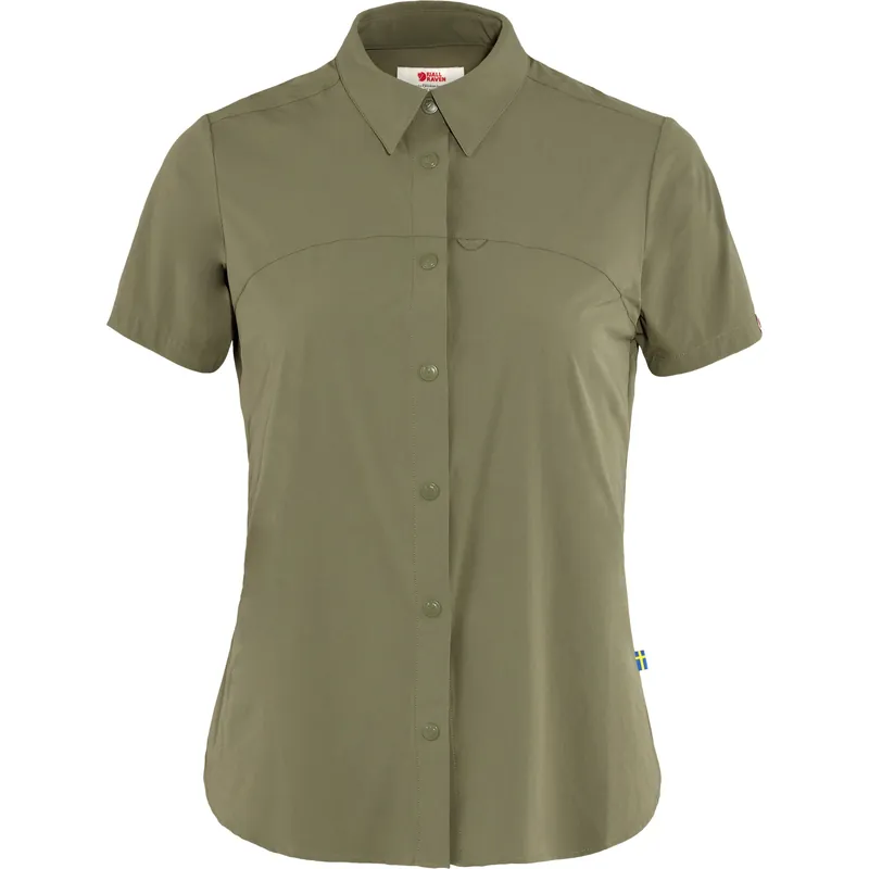 Fjällräven Bluse kurzarm High Coast Light, Green Zertifiziert