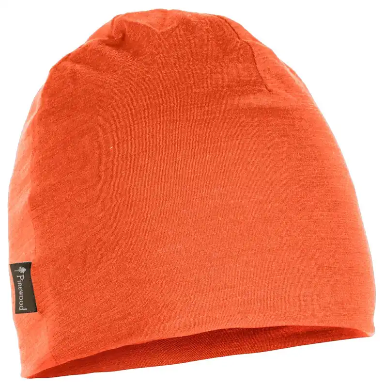 Schneller Versand Pinewood Beanie Merino, Orange