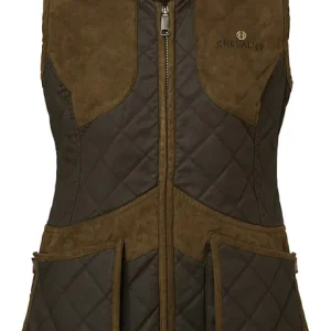 Chevalier Schießweste Vintage, Leather Brown Schneller Versand