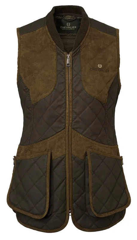 Chevalier Schießweste Vintage, Leather Brown Schneller Versand