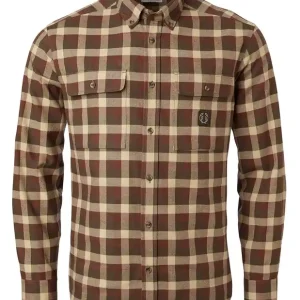 Online Kaufen Chevalier Hemd Heron Flannel, Soil Brown