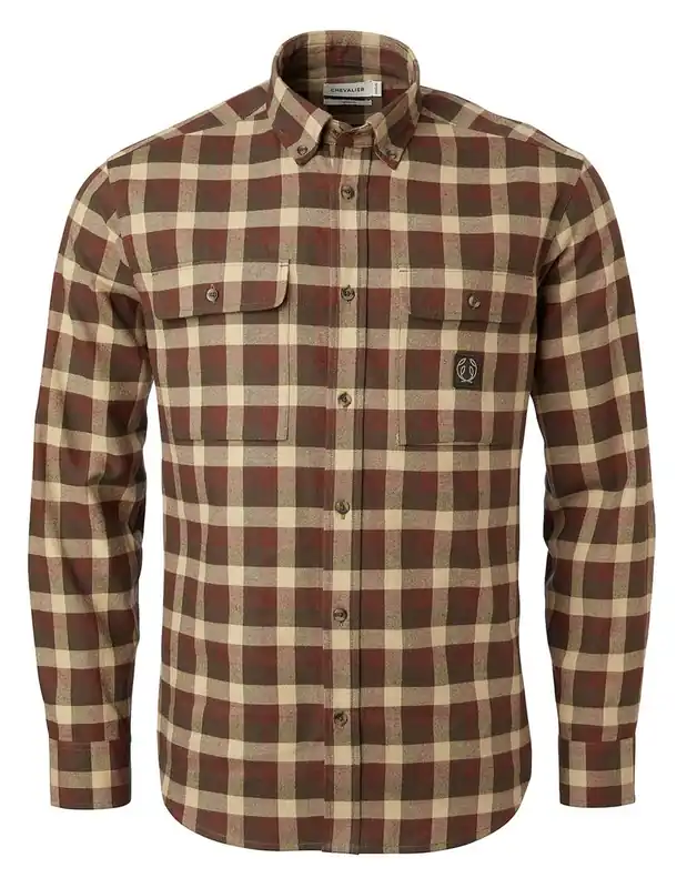 Online Kaufen Chevalier Hemd Heron Flannel, Soil Brown