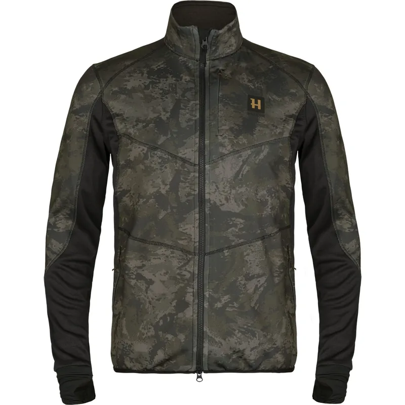 Härkila Fleecejacke Noctyx Camo, AXIS MSP® Black/Black Schneller Versand