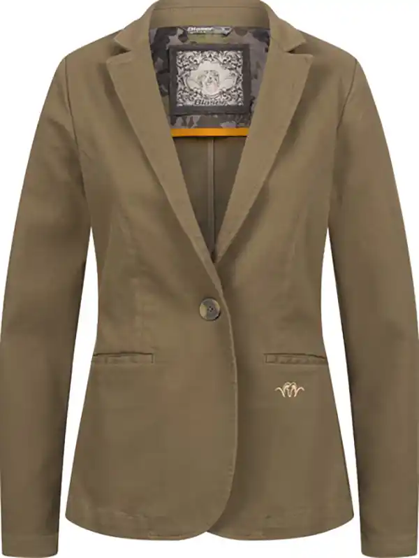 Blaser Jacke Marie Denim Stretch, Dunkel Oliv Preiswert