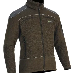 Pfeiffer Sicherheitssysteme Faserstrickjacke X-treme, Grün Melange Mega-Angebot